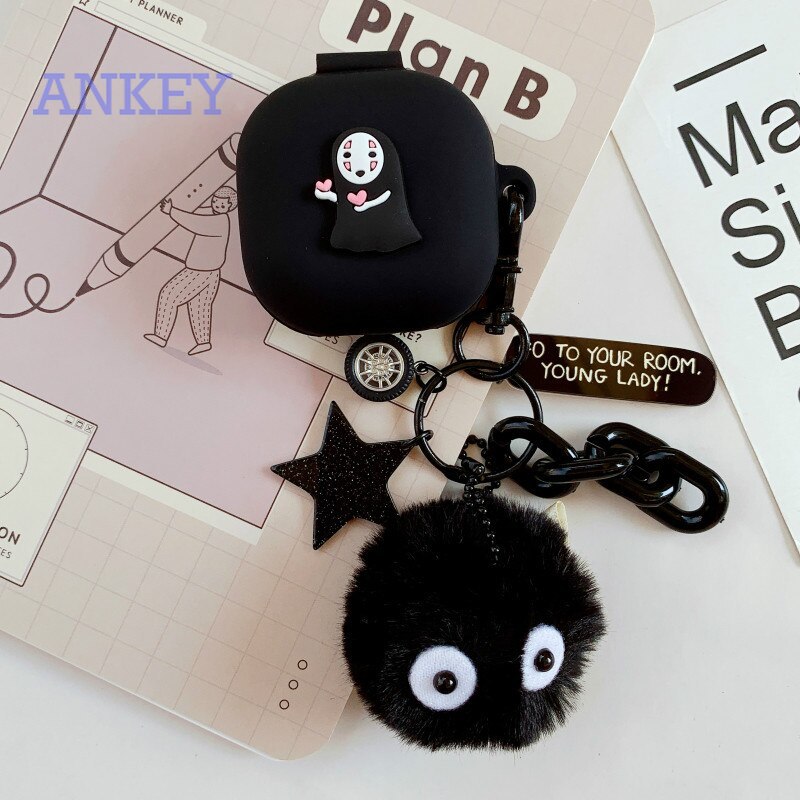 Samsung galaxy buds live / buds pro / buds 2 Vỏ bảo vệ hộp tai nghe silicon kiểu hoạt hình Spirited Away độc đáo cho