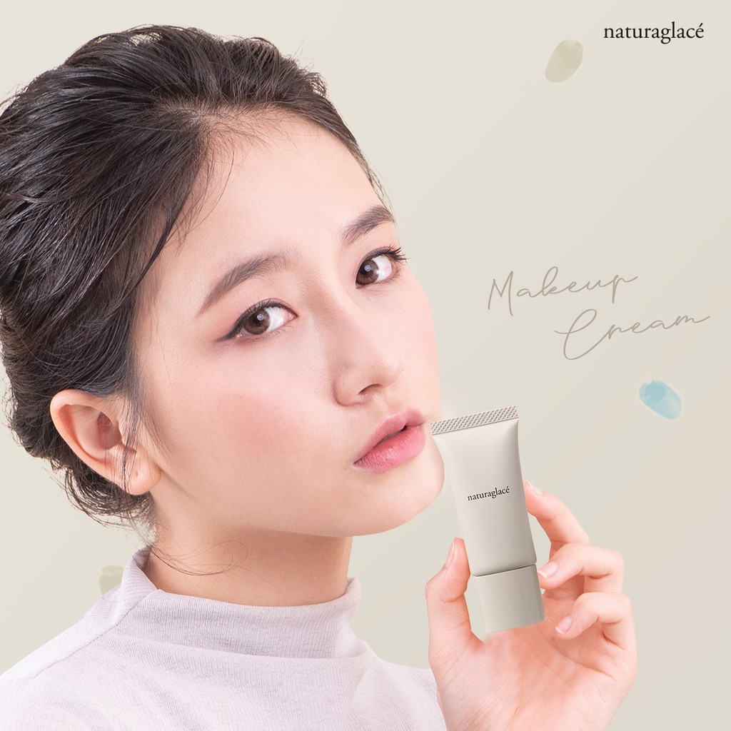Bộ mỹ phẩm hữu cơ Kem nền dưỡng da & Phấn phủ chống nắng naturaglacé mini size | BigBuy360 - bigbuy360.vn