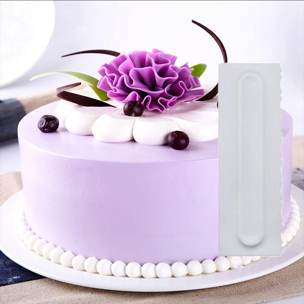 CONOPERY Dụng Cụ Làm Phẳng Mặt Bánh Kem Bằng Nhựa Tiện Dụng