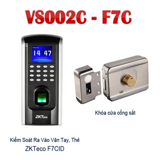 Khóa vân tay cửa cổng VS002C-F7C