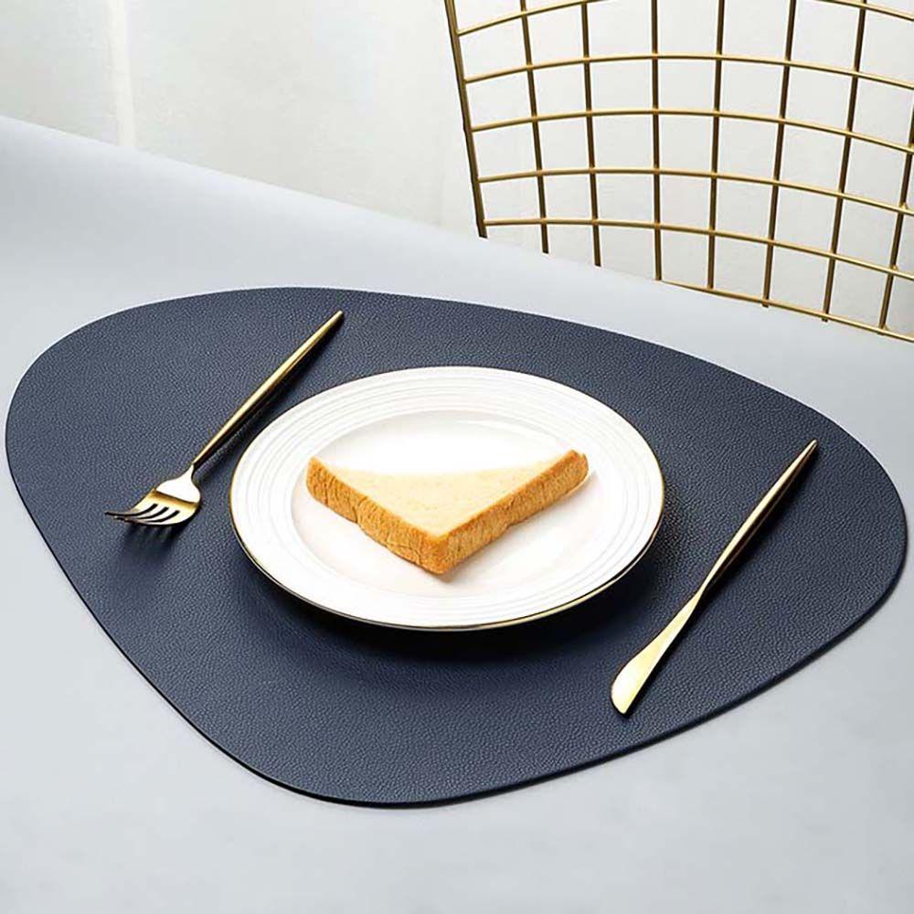 Tấm Lót Bàn Ăn Bằng Da PU Mềm Cách Nhiệt Chống Thấm Nước Tiện Dụng