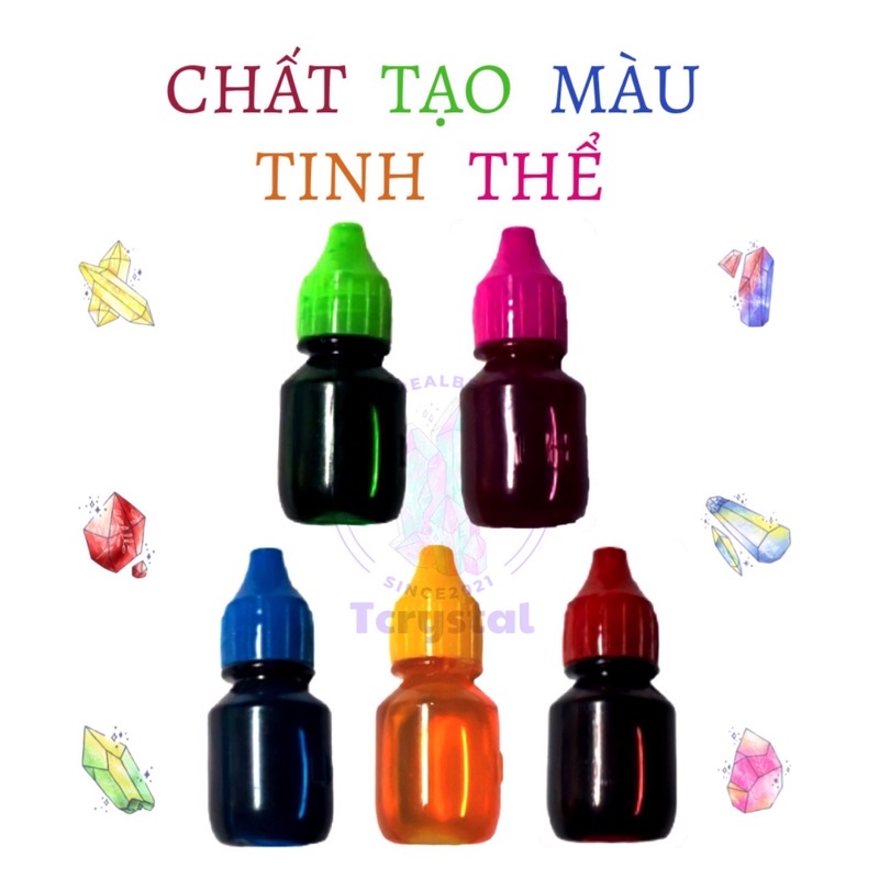 Bộ màu - Chất tạo màu dùng để nuôi tinh thể, làm slime