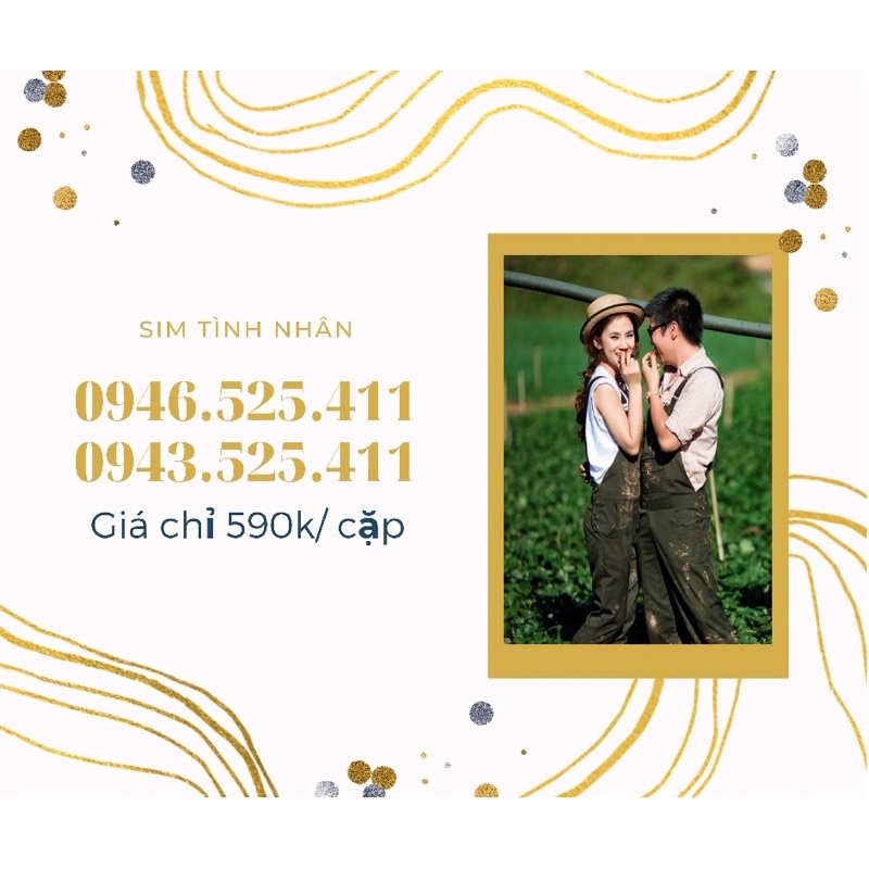 Sim Cặp Đôi - Sim Tình Nhân VinaPhone Giá Shock