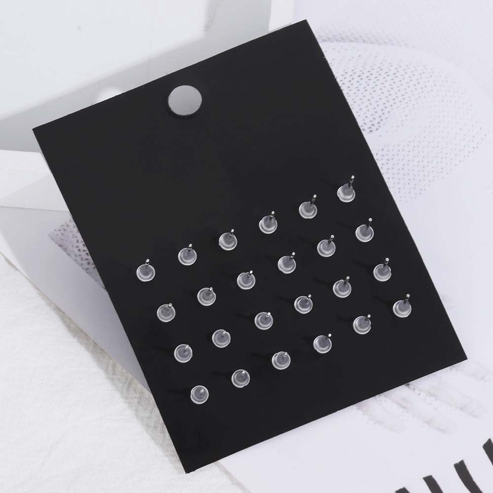 Set 12 Đôi Khuyên Tai Nữ Hình Tròn Thời Trang