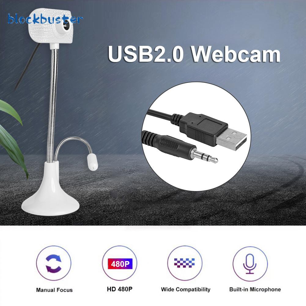 Webcam Usb Có Kẹp Gắn Micro Cho Máy Tính Laptop Tiện Dụng