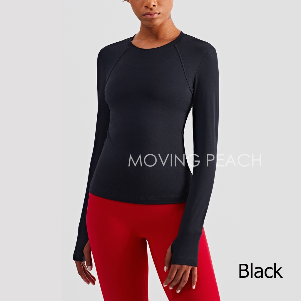 MOVING PEACH Women Sportswear Tight Skin-friendly Yoga Fitness Top BSY