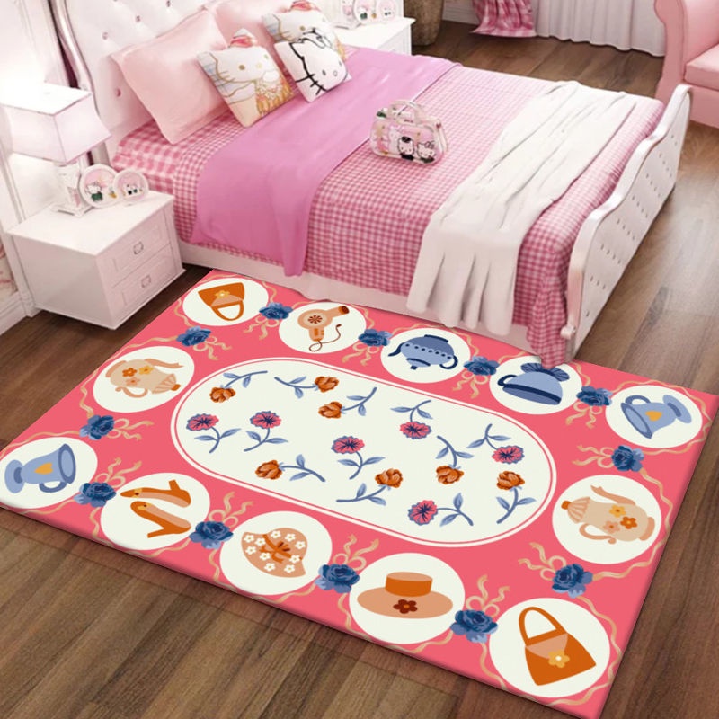Thảm Trải Sàn Họa Tiết Hoạt Hình Cho Bé Tập Bò