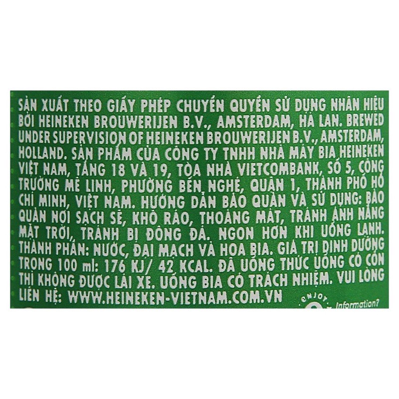 Thùng 24 Lon Bia Heineken 330ml