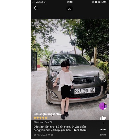 Dép rọ cho bé gái da mềm đế bền đẹp