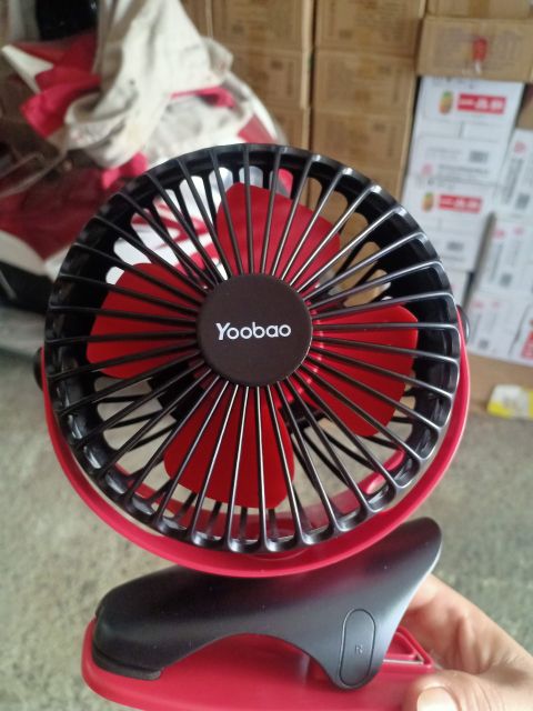 [Sẵn 6400mh] Quạt tích điện để bàn YOOBAO hàng chuẩn 6400mah dùng được 32 giờ liên tục | BigBuy360 - bigbuy360.vn