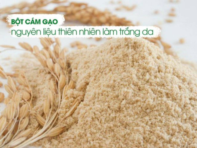 Bột cám gạo sữa nguyên chất 100% - dưỡng trắng, mịn da, làm sạch sâu, ngừa mụn... | Bột Natural