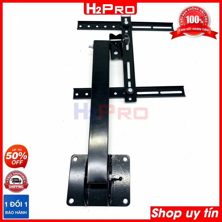 Giá treo tivi xoay đa năng H2Pro 32-42-50-55 inch cao cấp, giá treo tivi xoay thông minh bảo hành 3 năm (tặng bộ ốc vít)