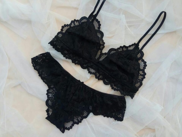 [ẢNH THẬT] SET BRALETTE CHÂN REN - Thiết Kế Cao Cấp | BigBuy360 - bigbuy360.vn