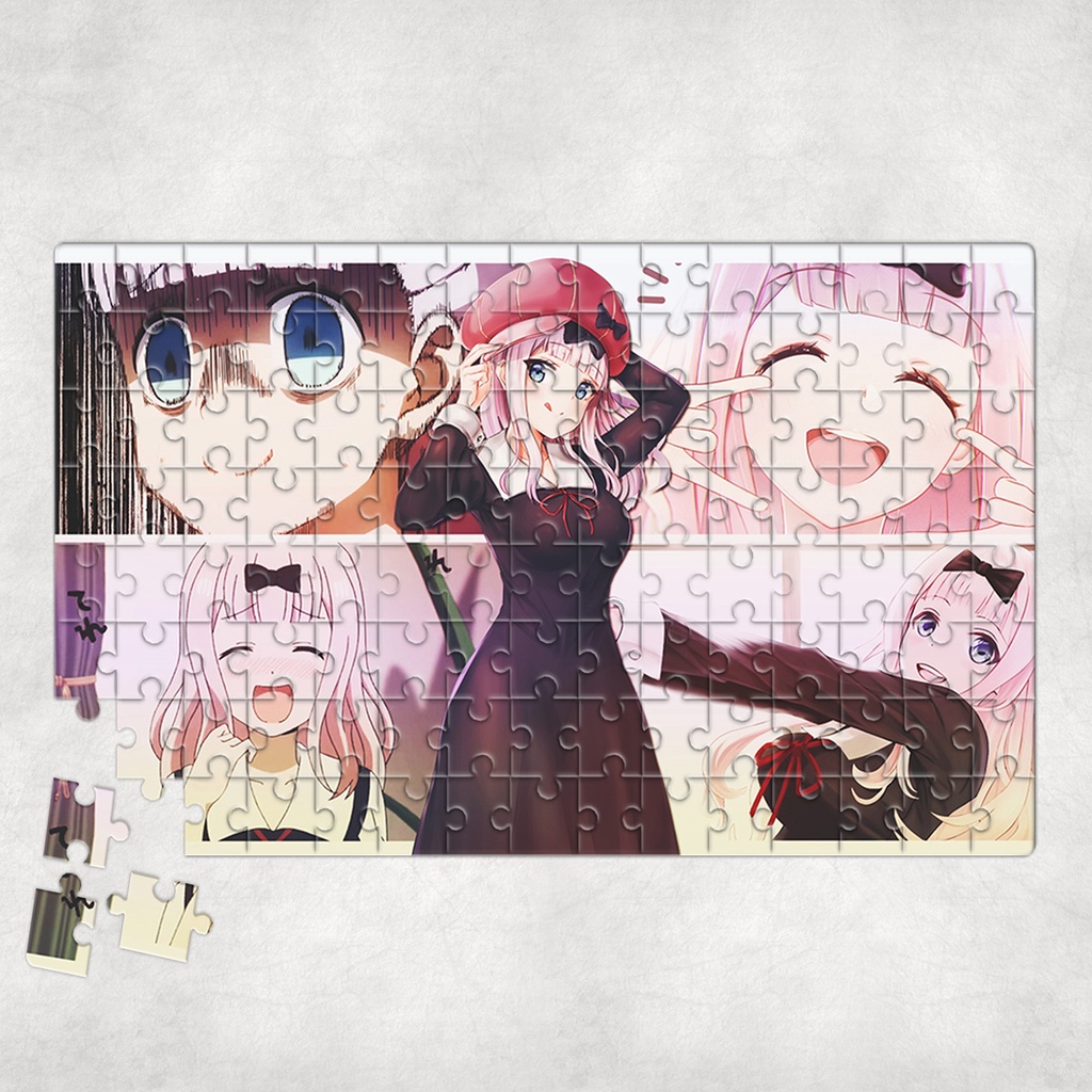 Tranh ghép hình KAGUYA SAMA LOVE IS WAR - Mẫu 1 - Nhận in theo yêu cầu