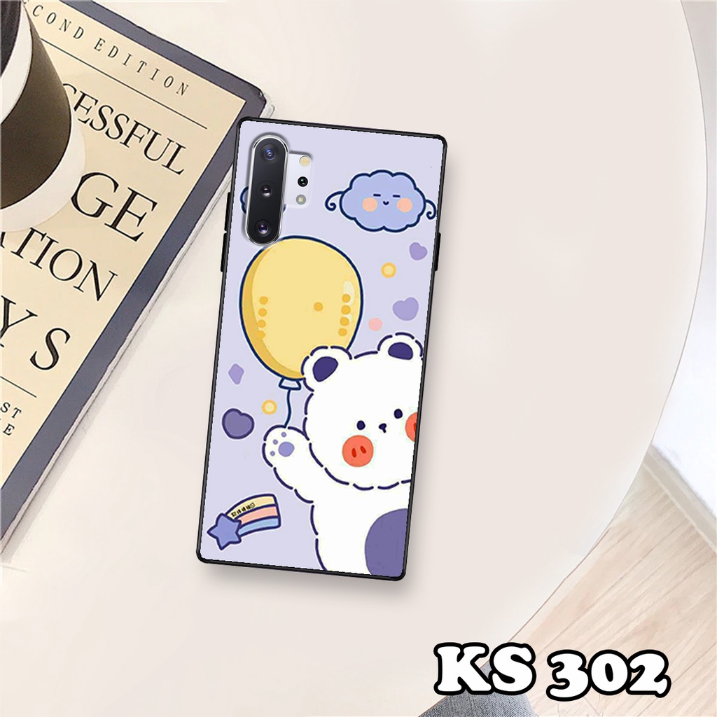 Ốp lưng Samsung Note 10 - Samsung Note 10 Plus - Samsung Note 10 Lite - Ốp in hình Gấu&amp;Thỏ siêu xinh - Chất liệu TPU