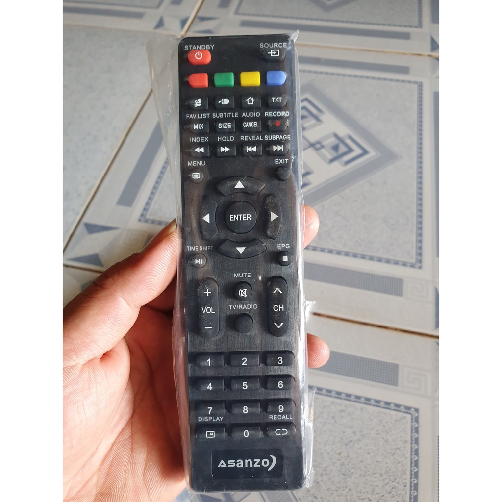 Điều khiển TIVI ASANZO Internet loại ngắn