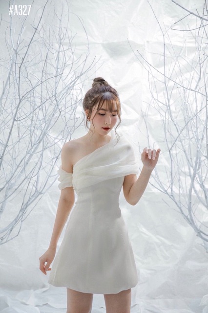 [Mã WASTMAY giảm 15% tối đa 30K đơn 150K] Đầm lệch vai xốp xinh xắn | BigBuy360 - bigbuy360.vn