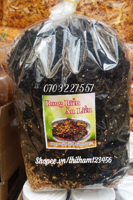 ( RẺ NHẤT SHOPEE) SỈ GÓI 500G Rong biển cháy tỏi/ ăn liền/ nhà làm siêu ngon, chất lượng ( dạo/ thức ăn vặt/ rẻ) | BigBuy360 - bigbuy360.vn