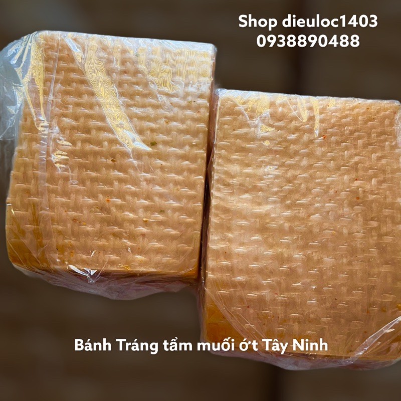 (500gr )rẻ nhất Shopee!Bánh tráng Muối Ớt siêu ngon Gò Dầu Tây Ninh!