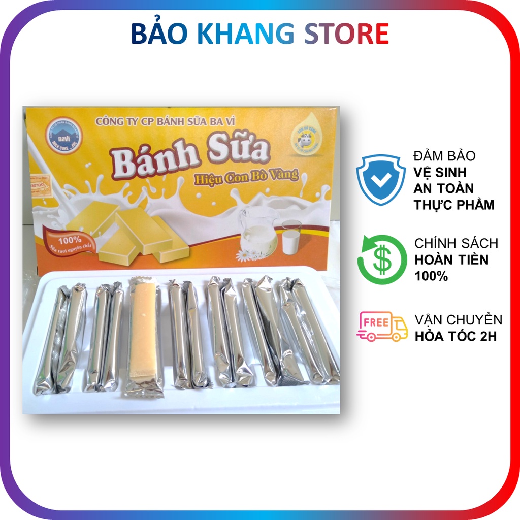Bánh Sữa Ba Vì Vị Truyền Thống Con Bò Vàng 170g