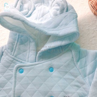 Nous jacket xanh zigzag