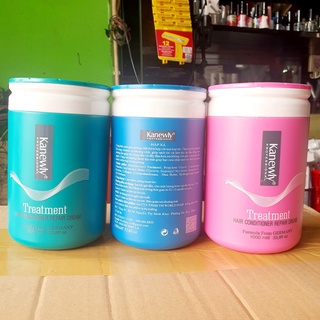 Hấp dầu ủ xả tóc Kanewly 1000ml , phục hồi tóc ...