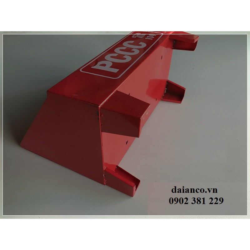 Kệ đôi đựng bình chữa cháy loại 2 bình 4 kg, 3kg, 8kg - hình thật