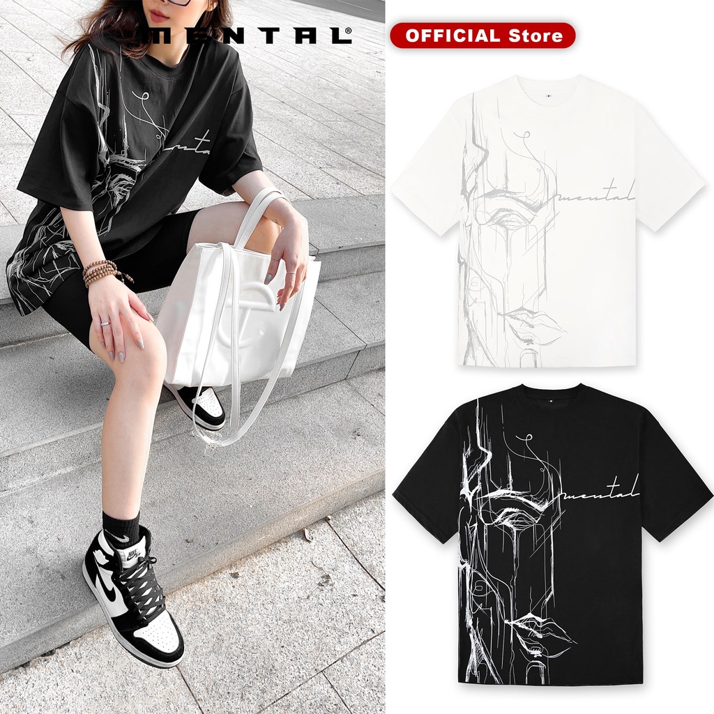 Áo Thun MENTAL® In Nửa Mặt /Half-face Artwork/