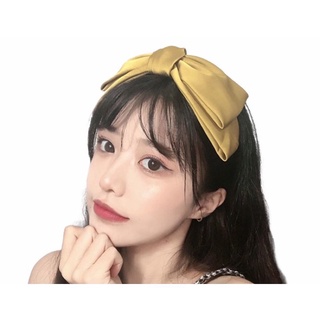 Cài tóc nơ lụa bản to