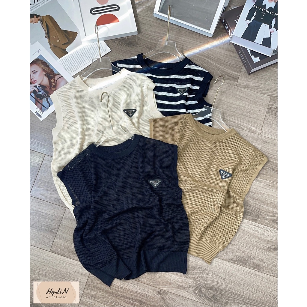 Áo ba lỗ, áo lưới sát nách gắn tag PRA ĐÀ HOT HIT MAIANHSHOP