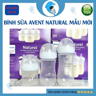 Bình Sữa Philips Avent Natural 125 260 330ml Cổ Rộng Chống Đầy Hơi Và