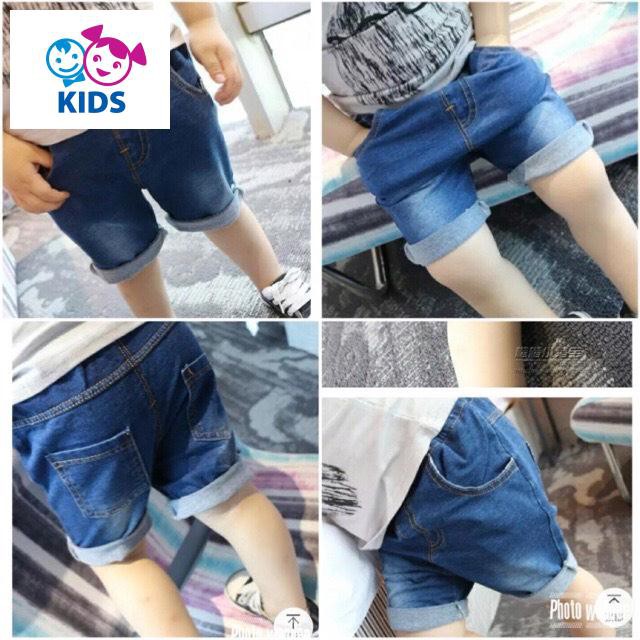 QUẦN SHORT BÒ QATE46 CHO BÉ TRAI BÉ GÁI 8-18kg