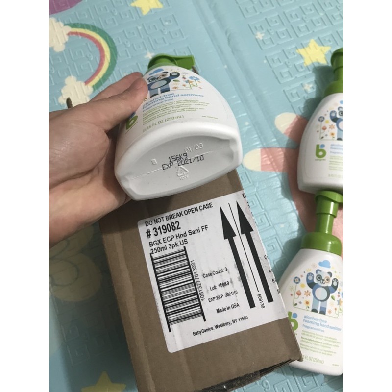 Nước Rửa Tay Tạo Bọt Cho Bé Babyganics (fregnacare)