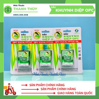 🅳🅰🆃🅴 𝟮𝟬𝟮𝟰 Dầu Khuynh Diệp OPC [Chai 25ml] Chữa Cảm Ho, Sổ Mũi, Nhức Đầu, Đau Bụng, Chóng Mặt, Côn Trùng Đốt