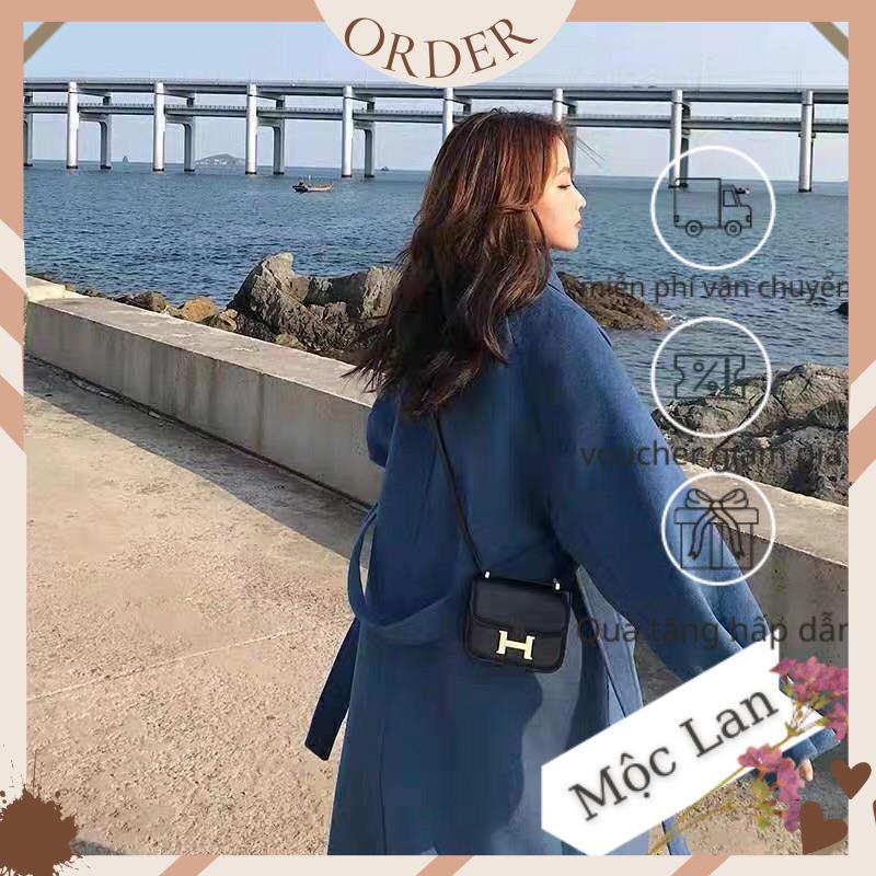 (MộcLan ORDER) Áo dạ nữ dáng dài 2 lớp dày dặn kèm đai phong cách thời trang Hần Quốc (kèm video tự quay) | BigBuy360 - bigbuy360.vn