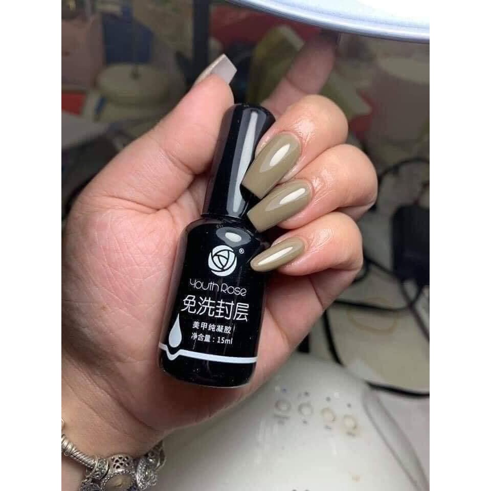 Base, Top, Cứng móng Hoa Hồng làm nail chính hãng 15ml