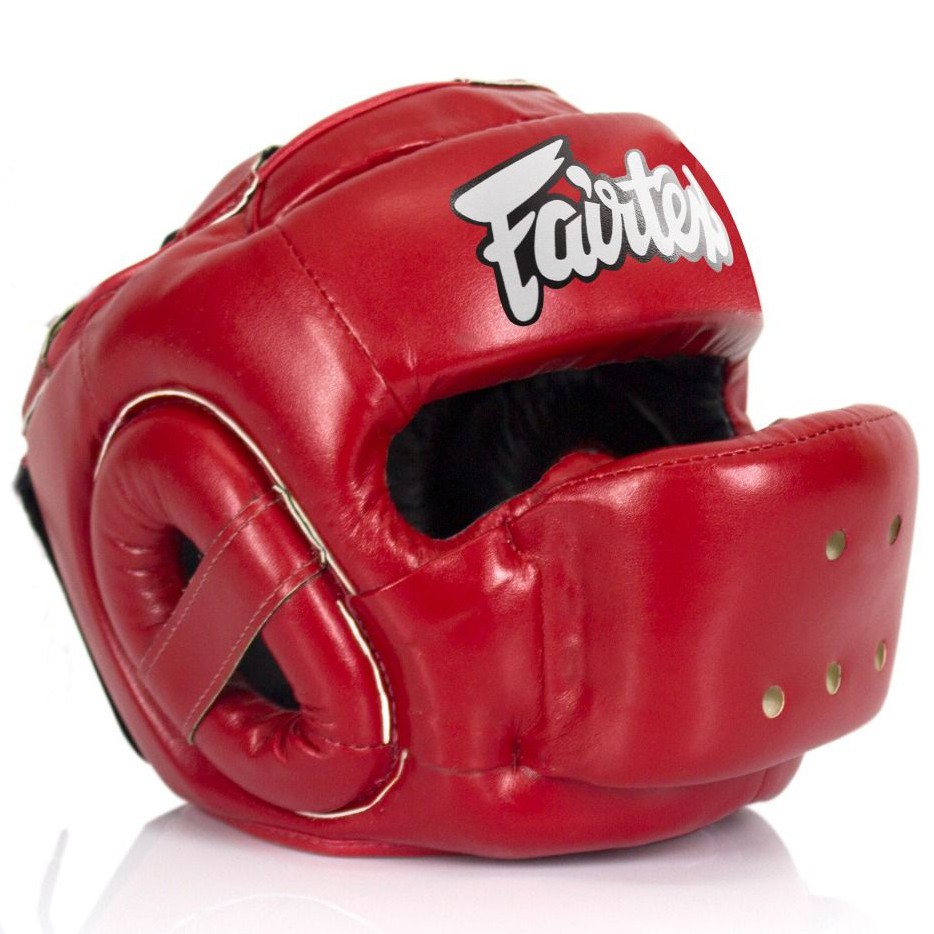 Nón boxing Fairtex HG14 Sparring - Red