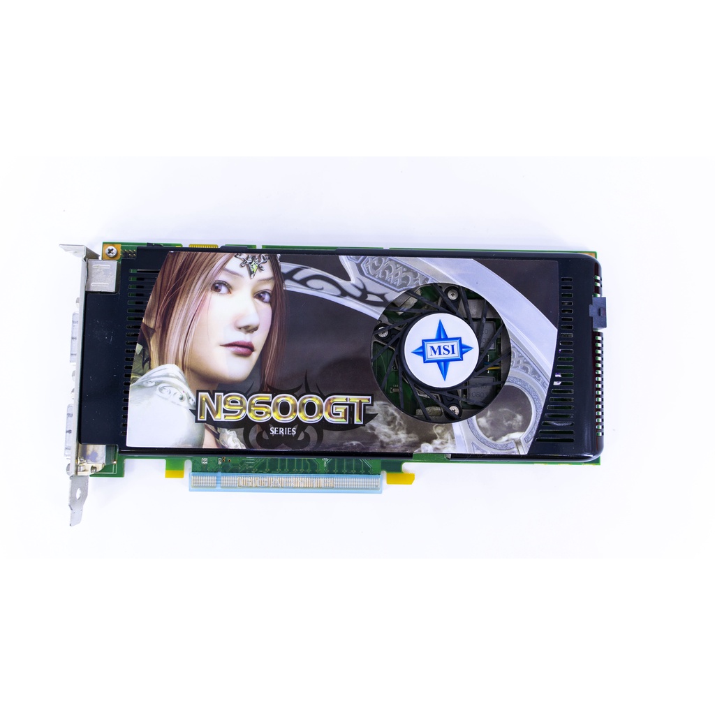 Card màn hình NVIDIA GEFORCE 9600 GT (Ngang GT640) - Nổi tiếng 1 thời, có giá trị sưu tầm cho dân chơi hoài niệm