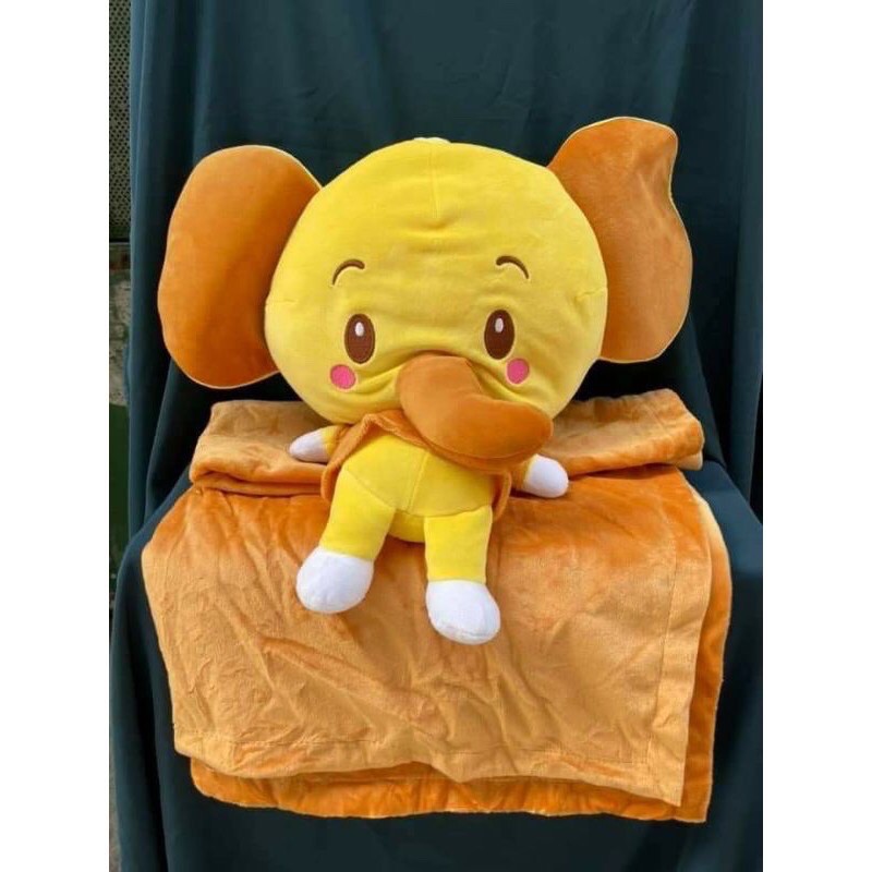 Set gối mền voi con quà tặng Nutren Junior