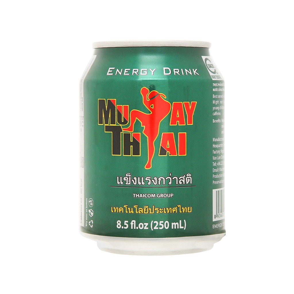 6 lon Nước tăng lực Muaythai 250ml