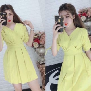 Đầm xòe xếp ly