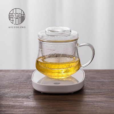 Bộ lọc thủy tinh chịu nhiệt của elolin ba bộ tách trà làm việc túi mật túi trà cách nhiệt