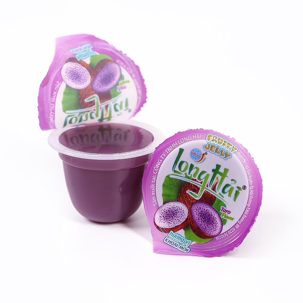 Thạch Rau Câu Long Hải Hương Vị Khoai Môn Trọng Lượng Túi 416 G