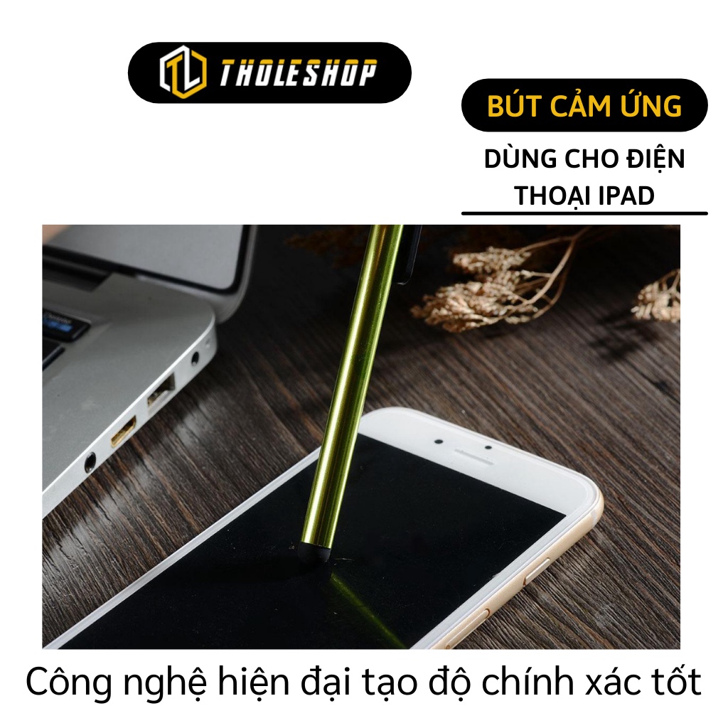 Bút Cảm Ứng 2 Đầu - Bút Cảm Ứng Đầu Mềm Có Kẹp Cho Điện Thoại Và Máy Tính Bảng 5651