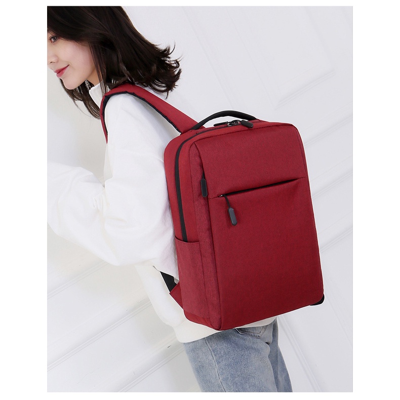 Balo Chuwanglin bằng nylon không thấm nước có cổng sạc cho nam và nữ