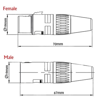 Đầu giắc Canon Cắm Micro XLR 3 Pin | XLR Plug