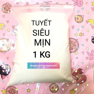 1 KG TUYẾT SIÊU MỊN LÀM SLIME SIÊU TƠI NGUYÊN LIỆU LÀM SLIME MÂY, TRANG TRÍ NOEL , CHỤP ẢNH STUDIO ,DECOR