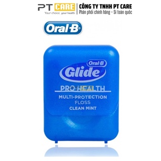 PT CARE | Chỉ Tơ Nha Khoa ORAL B Glide Advanced Multi Protection Floss Clear Mint Set 44m Thơm Mùi Bạc Hà