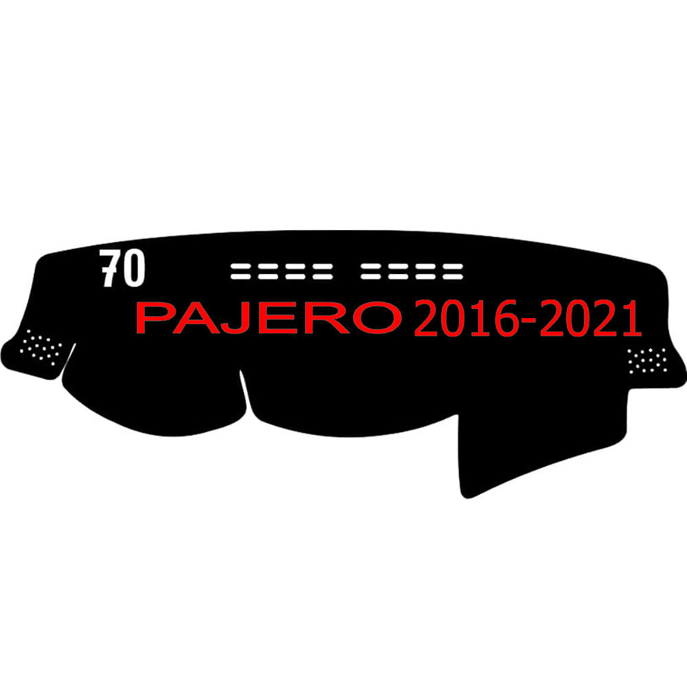 Thảm Taplo xe Mitsubishi Pajero Sport 2016-2021 chất liệu Nhung lông cừu hoặc Da Carbon