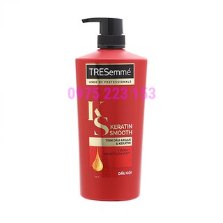 Combo dầu gội dầu xả Tresemme Keratin Smooth